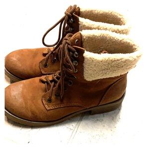 Brown Combat Boots